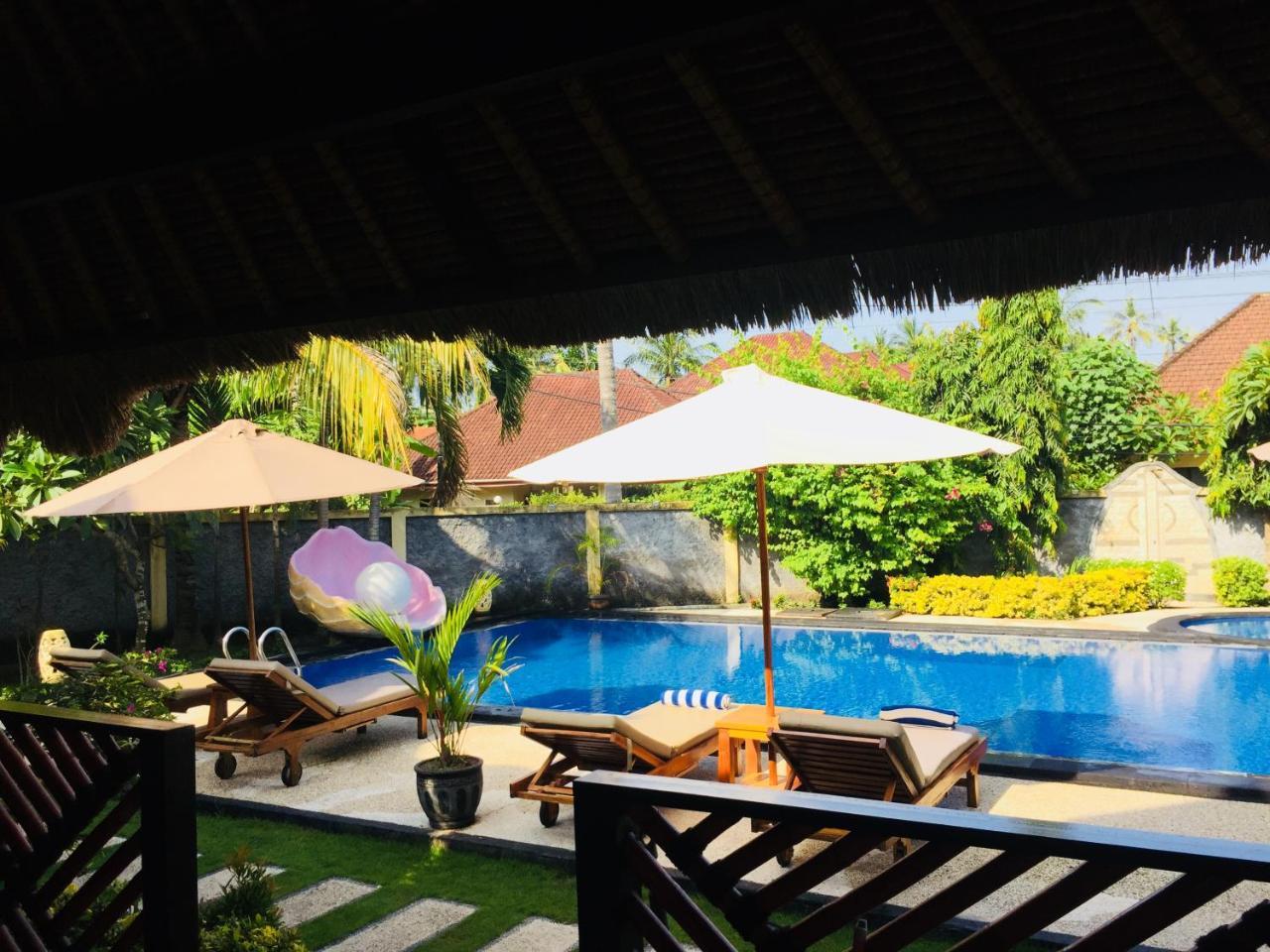 Mutiara Bali Hotel Candidasa Exterior foto